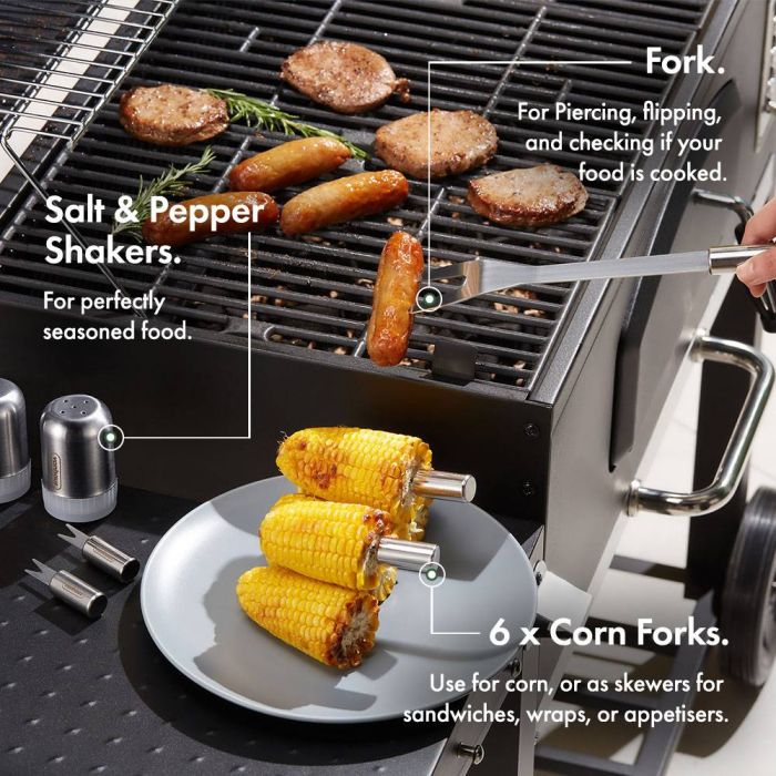 30PCS BBQ Tool Set - Stainless Steel