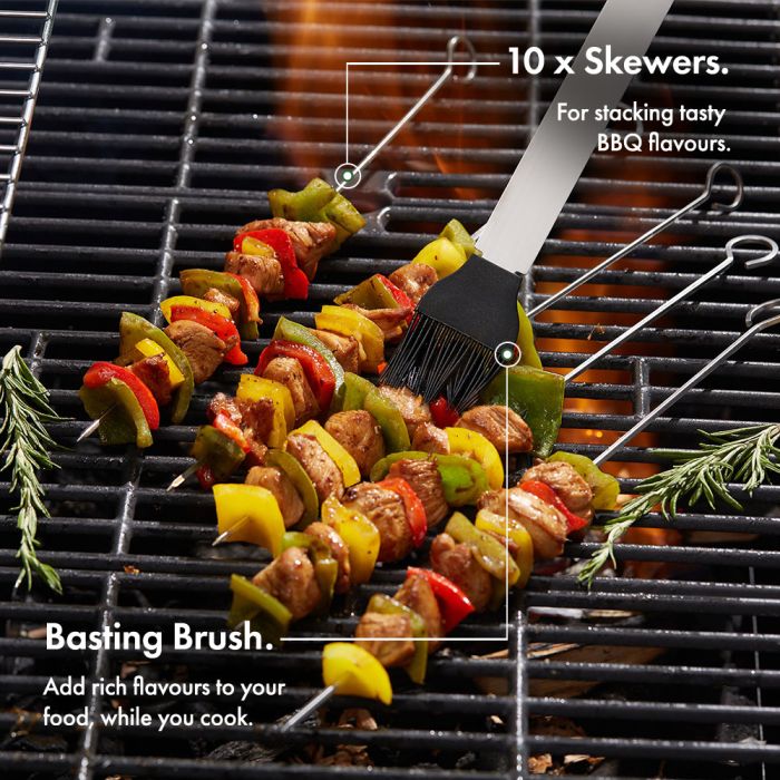 30PCS BBQ Tool Set - Stainless Steel