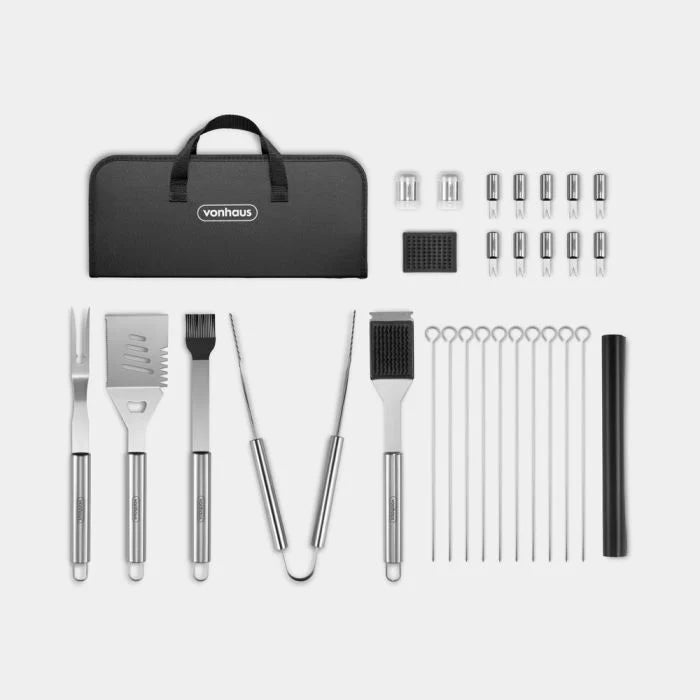 30PCS BBQ Tool Set - Stainless Steel