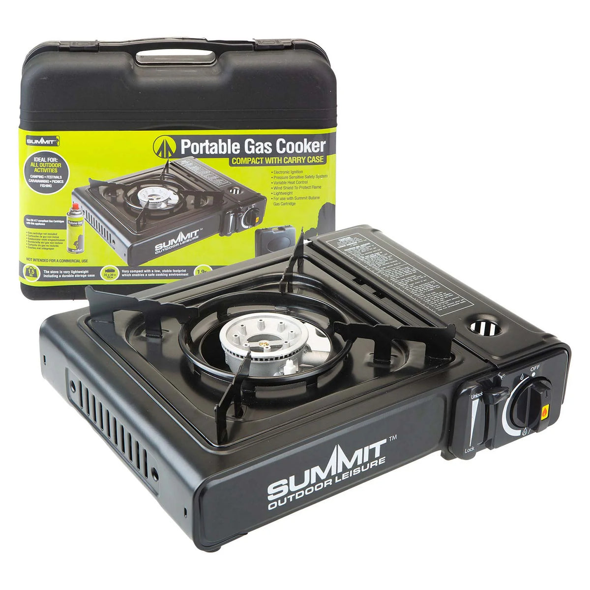 Portable Butane Camping Gas Stove – Single Burner
