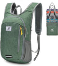 SKYSPER 10L Hiking Backpack – Lightweight Travel Daypack – Green
