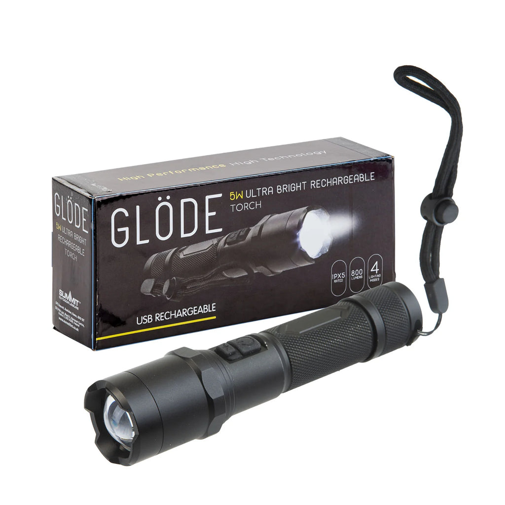 Summit Glode COB LED Ultra Bright Rechargeable Torch