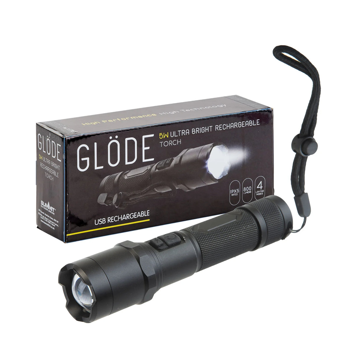 Summit Glode COB LED Ultra Bright Rechargeable Torch
