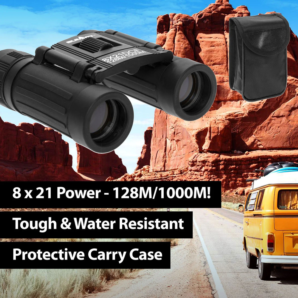 8x21 Compact Binoculars – Lightweight Outdoor & Travel Binoculars