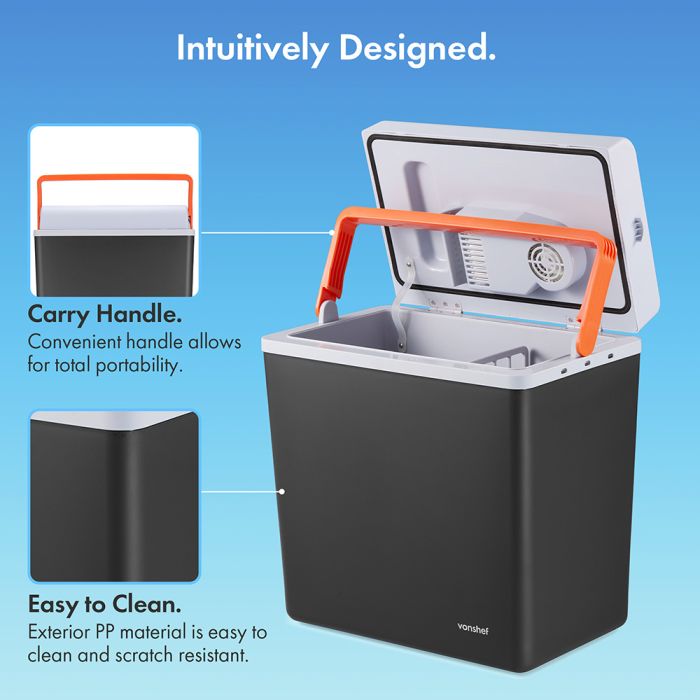 20L Electric Cool Box – Hot & Cold Insulated Camping Cooler