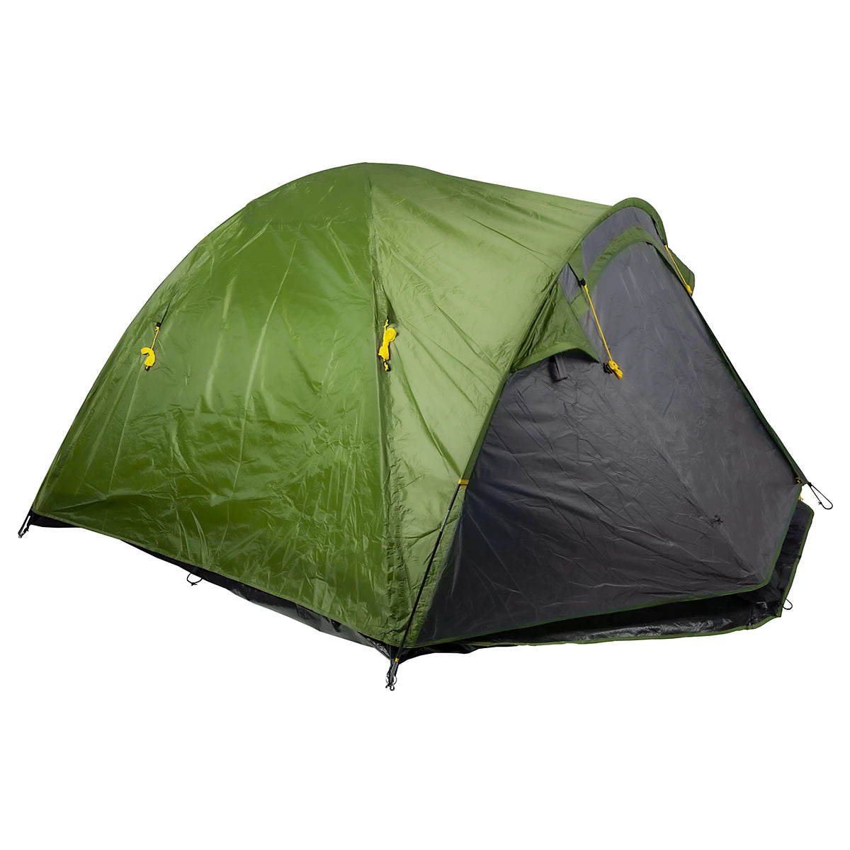 Four Person Tent Double Skin Dome - Green - Summit