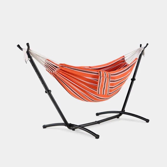 2 Person Garden Hammock with Stand – Orange