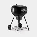 Charcoal Kettle BBQ – Enamel Steel Barbecue Grill with Wheels