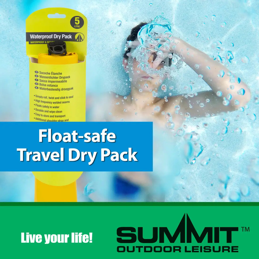 Summit 5L Dry Bag - Yellow