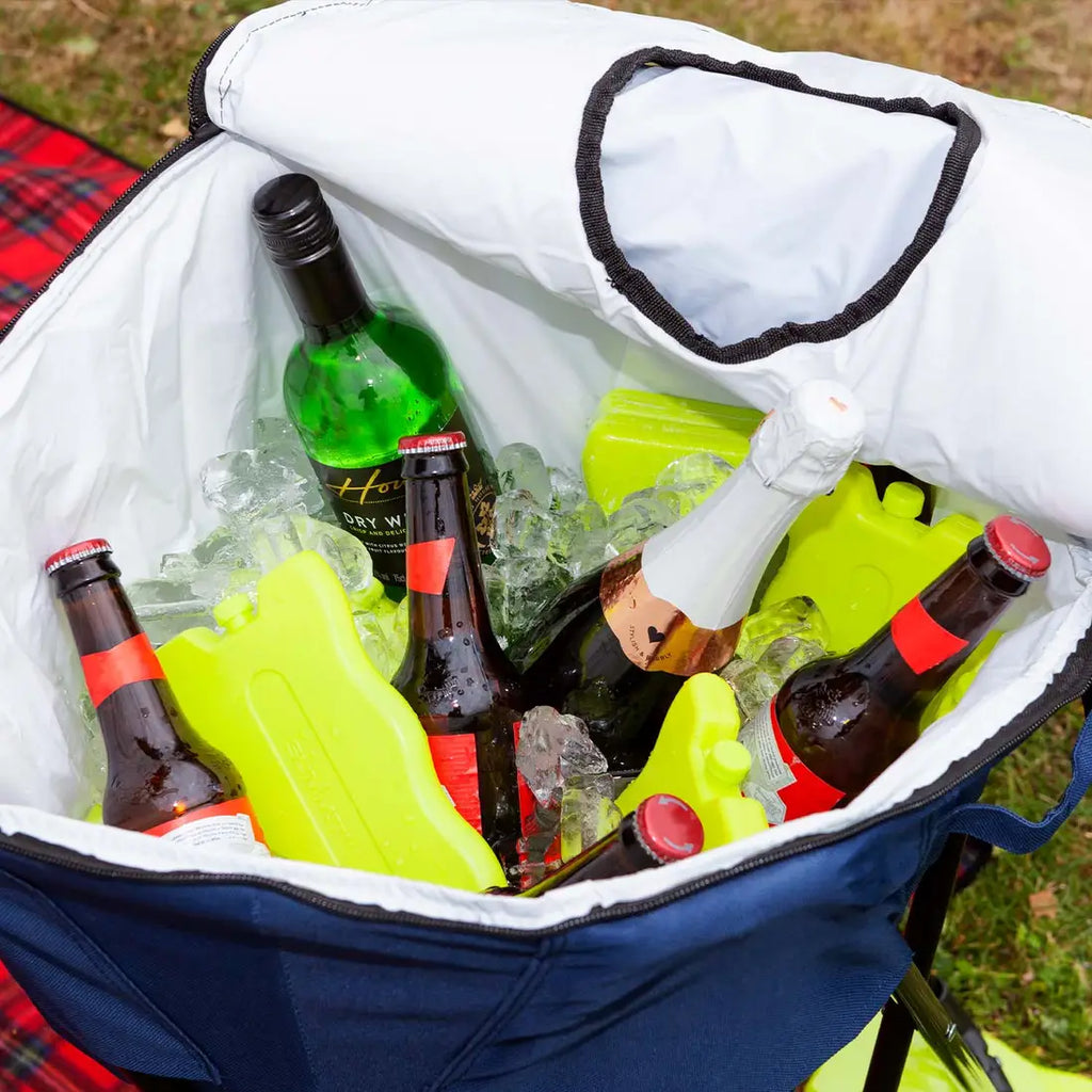 Camping Cooler Bag with Stand – Portable Insulated Cool Bag