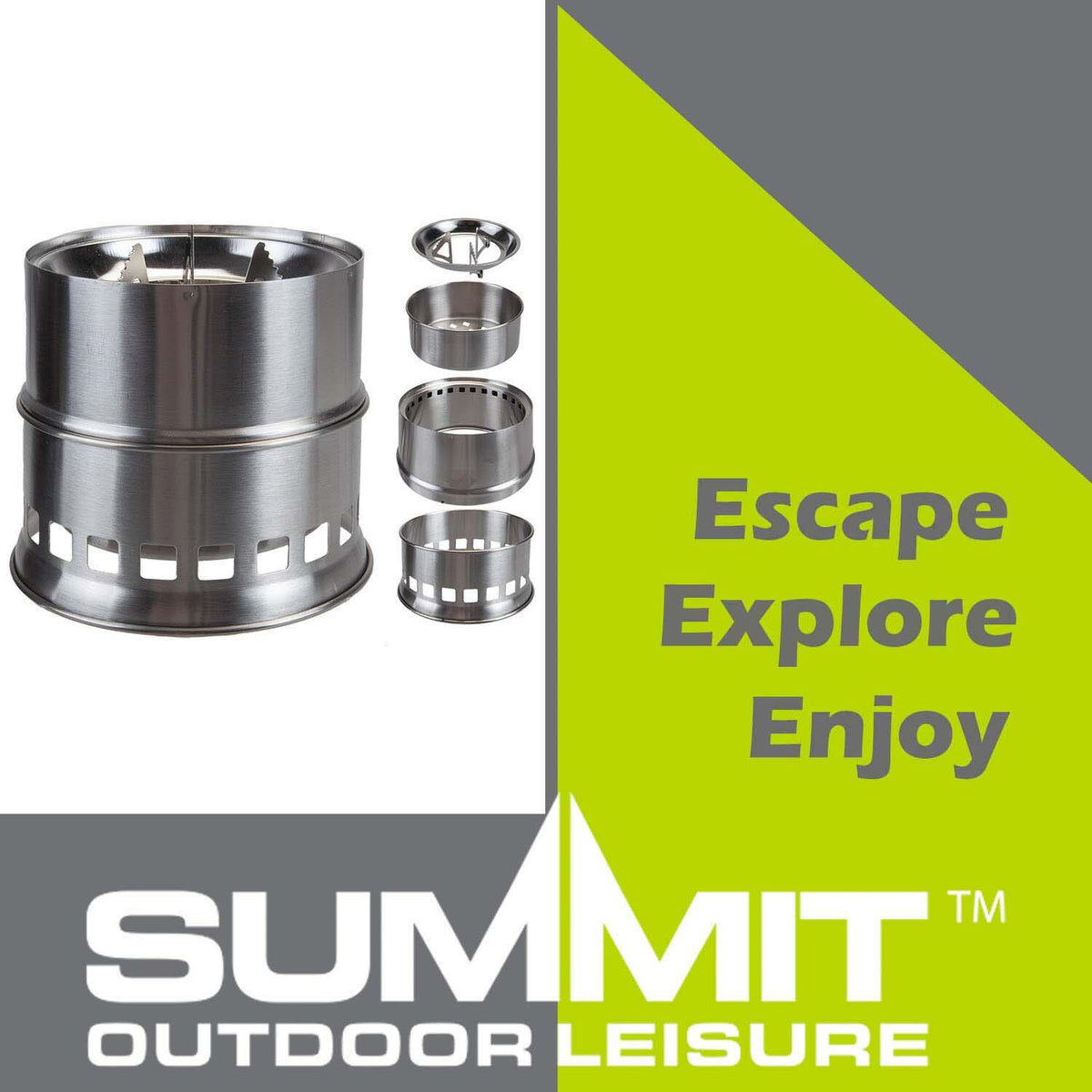 Portable Multifuel Camping Stove – Compact Outdoor Cooking Stove