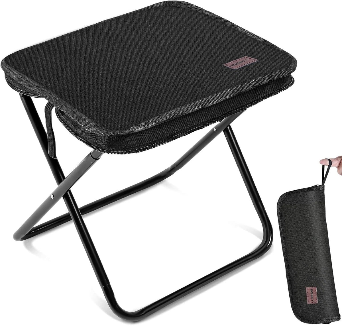 Lightweight Collapsible Camping Stool – Portable Folding Seat - MOONCY