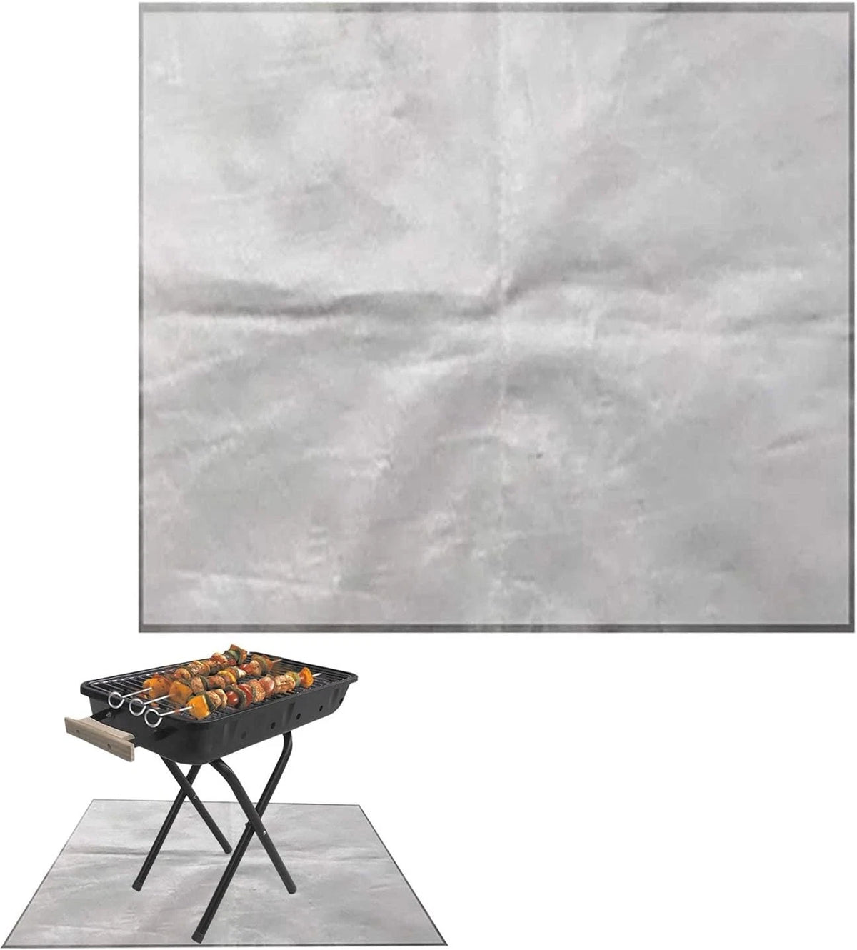 Fireproof BBQ & Fire Pit Mat – Flame Retardant Ground Protector